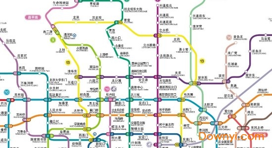 北京地铁规划图2020高清版 2020年北京地铁规划图