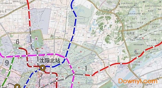 沈阳地铁规划图高清版 沈阳地铁规划线路图最新版