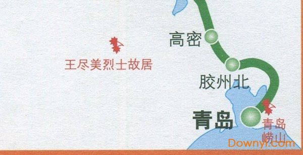 济青客运专线线路图 济青客运专线图