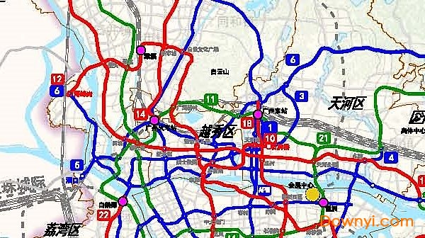广州地铁规划图2020终极版