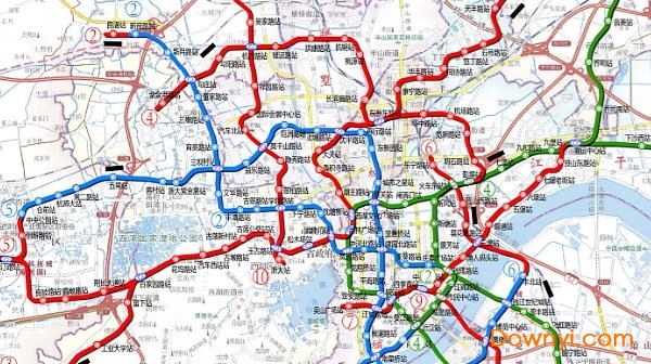 杭州地铁规划图2020版