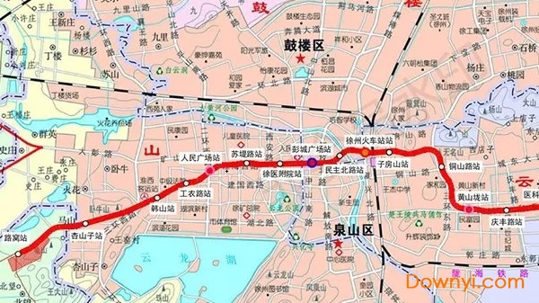 徐州地铁一号线运行图 徐州地铁一号线线路图