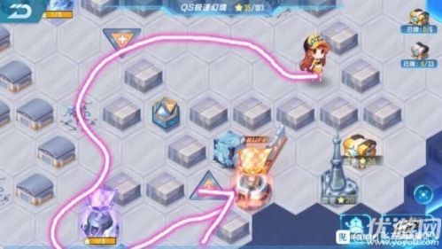 QQ飞车手游幻境双生极速幻境1-4章怎么路线推荐