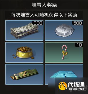 明日之后雪人大赛活动奖励一览