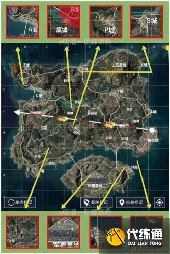 和平精英废墟打卡点位置分享