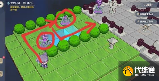 崩坏三八重村第一层通关攻略