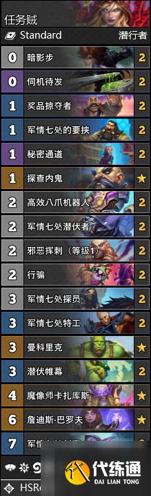 《炉石传说》暴风城下的集结天梯卡组推荐