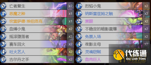 炉石传说暴风城电表园卡组代码分享