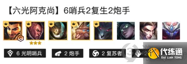 《金铲铲之战》六光阿克尚图文教程