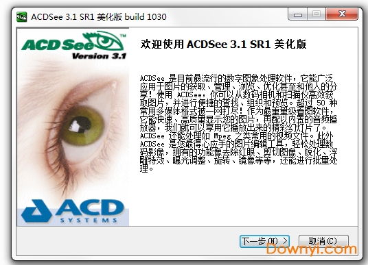 acdsee3.1修改版 acdsee3.1美化版