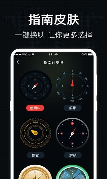 地图罗盘指南针