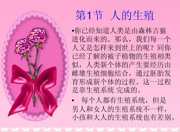 初中生物人的生殖 初中生物人的生殖ppt