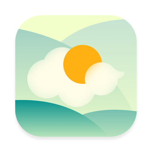 积墨天气_菜单栏实时天气预报