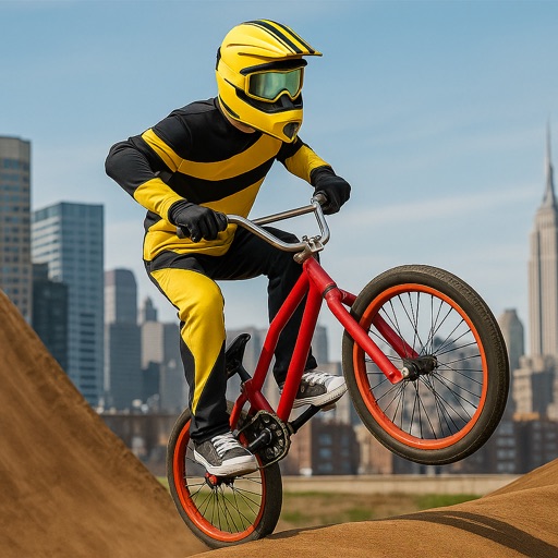 城市自行车配送游戏：开放世界 BMX 骑手专业游戏